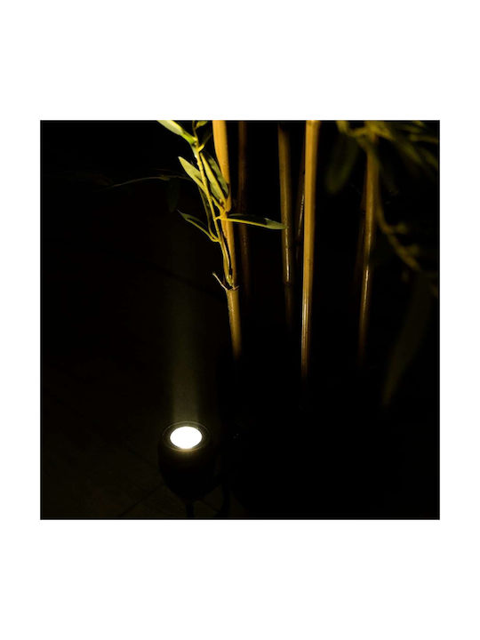GloboStar Treelight Treegal Outdoor Floor Lamp Projector 3W with Natural White Light IP67 Gray