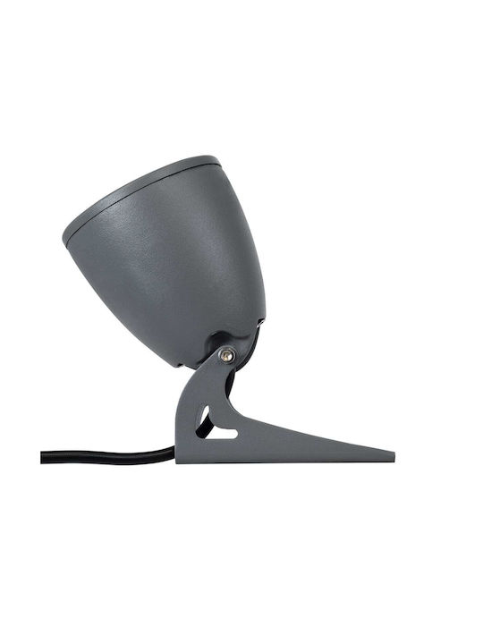 GloboStar Treelight Treespo Фенер Проектор LED За Външна Употреба 12W с Топло Бяла Светлина IP67 Сив