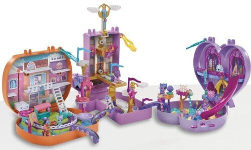 Hasbro Miniatur-Spaßspielzeug Weltmagie Kompakt Kreation Mein kleines Pony Zephyr-Höhen Mehrfach