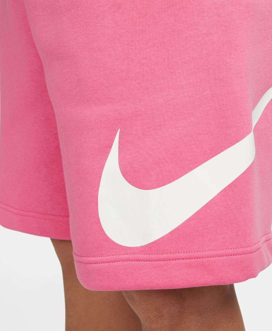 nike men's club fleece shorts pink