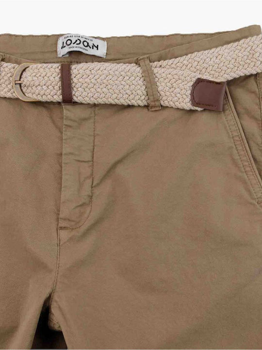 Chino Elastic Beige Trousers