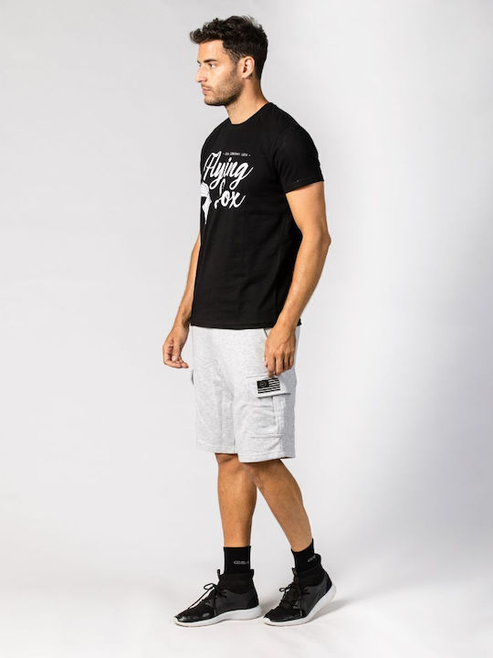 Ανδρική Βερμούδα Cargo Grey Melange
