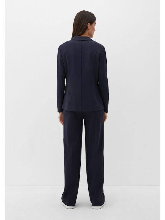 s.Oliver Red Label Γυναικείο Σακάκι Navy Μπλε