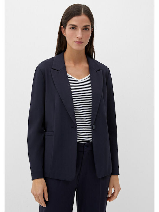 s.Oliver Red Label Γυναικείο Σακάκι Navy Μπλε