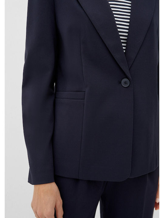 s.Oliver Red Label Γυναικείο Σακάκι Navy Μπλε
