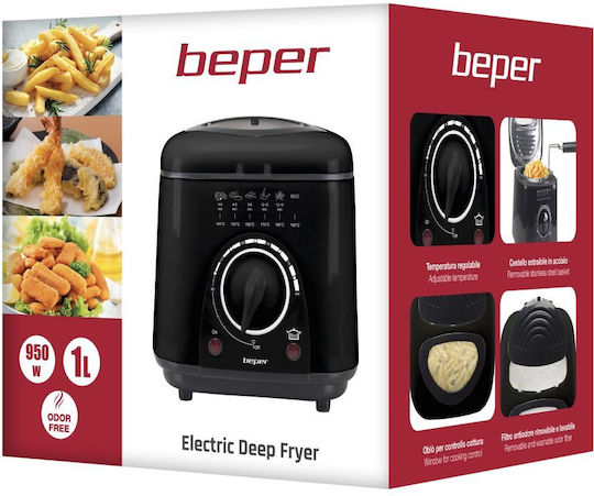 Beper P101FRI100 Friteuză 1lt Neagră