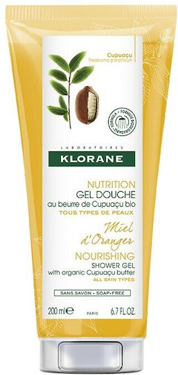 Klorane Miel D'oranger BIO Gel De Duș Cu Miere Și Miros De Citrice 200ml