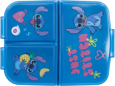 Stor Plastic Kids' Food Container Lilo & Stitch Blue x x 5.5pcs