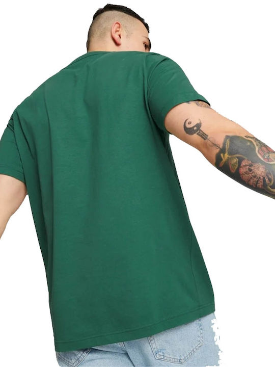 Puma T-shirt Bărbătesc cu Mânecă Scurtă Verde