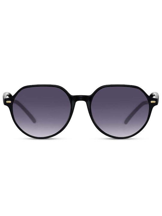 Solo-Solis Sonnenbrillen mit Schwarz Rahmen und Gray Verlaufsfarbe Linse NDL2940