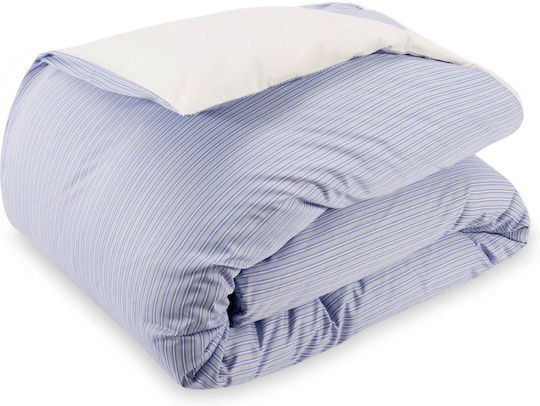 Tommy Hilfiger Duvet Cover Cotton Satin Queen 220x240 Billie Blue