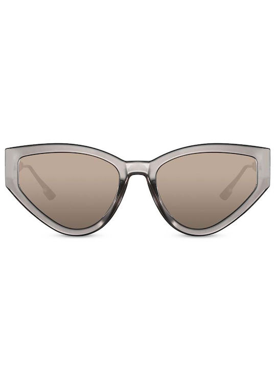 Solo-Solis Sonnenbrillen mit Gray Rahmen und Braun Linse NDL5527