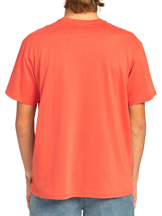 Billabong Swell Herren T-Shirt Kurzarm Coral