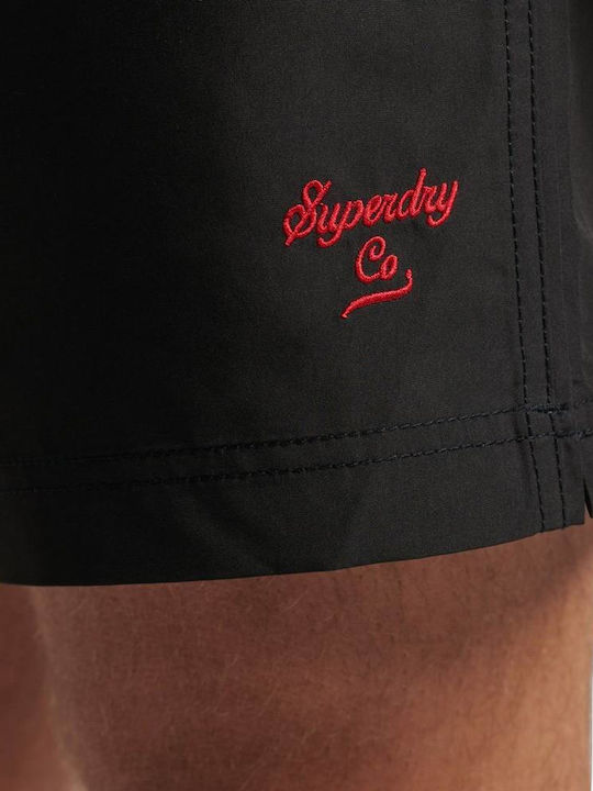 Ovin Vintage Men's Swimwear Shorts Black Floral