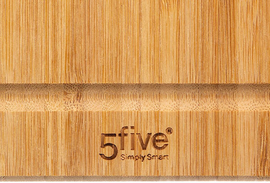 5Five Suprafață de Tăiere pentru Pâine din Bambus Maro 43x30cm 1buc