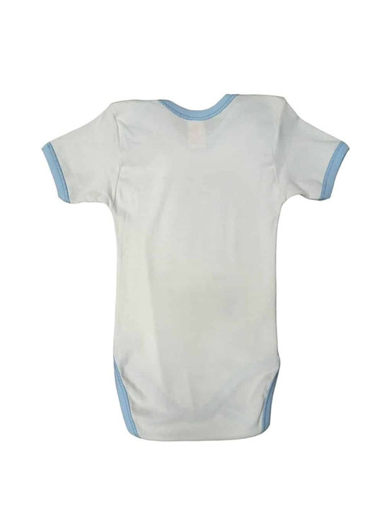 Nina Club Baby Bodysuit Underwear Set Short-Sleeved Light Blue