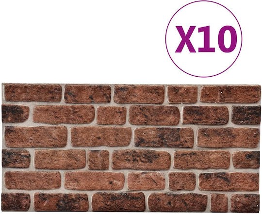 Διακοσμητικό Αυτοκόλλητο Τοίχου 10τμχ 100x50εκ. vidaXL Διακοσμητικό Αυτοκόλλητο Τοίχου 10τμχ 100x50εκ. vidaXL