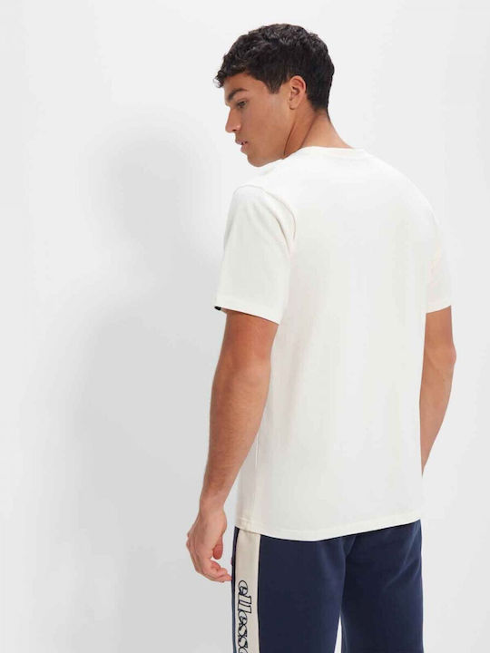 Ellesse Colombia Ανδρικό T-shirt Off White με Στάμπα