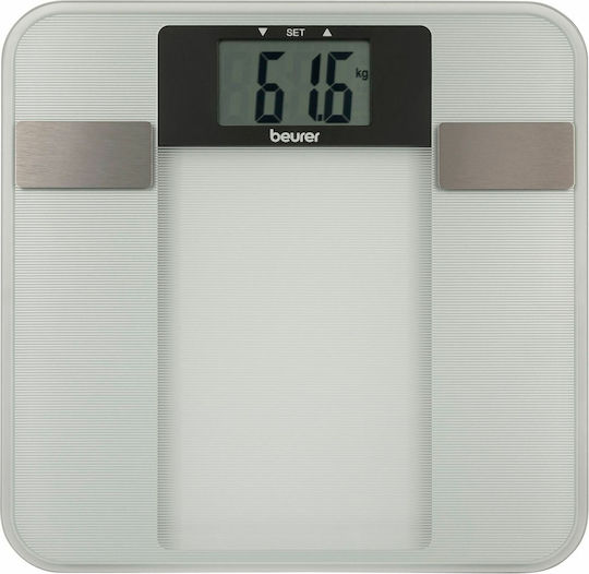 Beurer Ψηφιακή Ζυγαριά 150kg με Λιπομετρητή Ασημί 76030