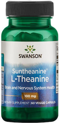 Swanson Suntheanine L-Theanine 100mg 60 veg. caps