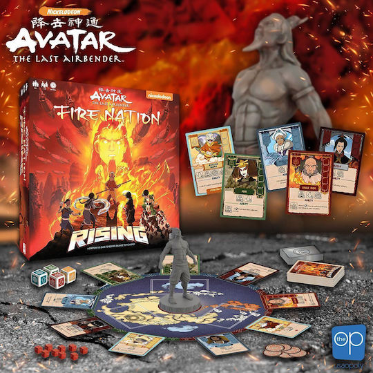Board Game Avatar - The Last Airbender: Fire Nation for 1-5 Players 10+ Years Old (EN) USAopoly