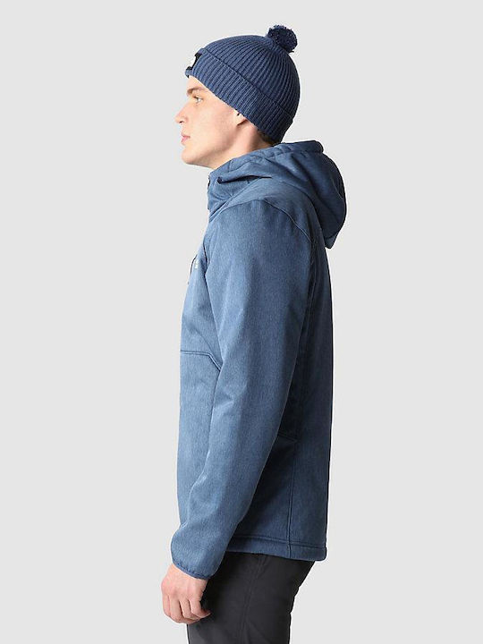 Quest Hooded Geci Barbat ΧiemiΧaΤiكo Softshell Waterproof şi cu Protecție Împotriva Vântului Bălțată