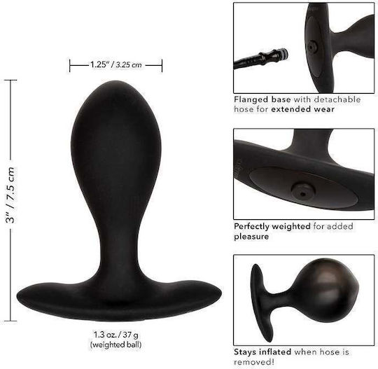 Colt Weighted Pumper Anal Plug Schwarz