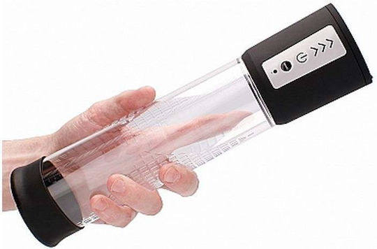Shots Premium Rechargeable Automatic Pump Τρόμπα Πέους Transparent