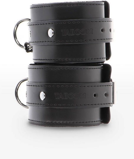 Taboom Ankle Cuffs Handcuffs Black
