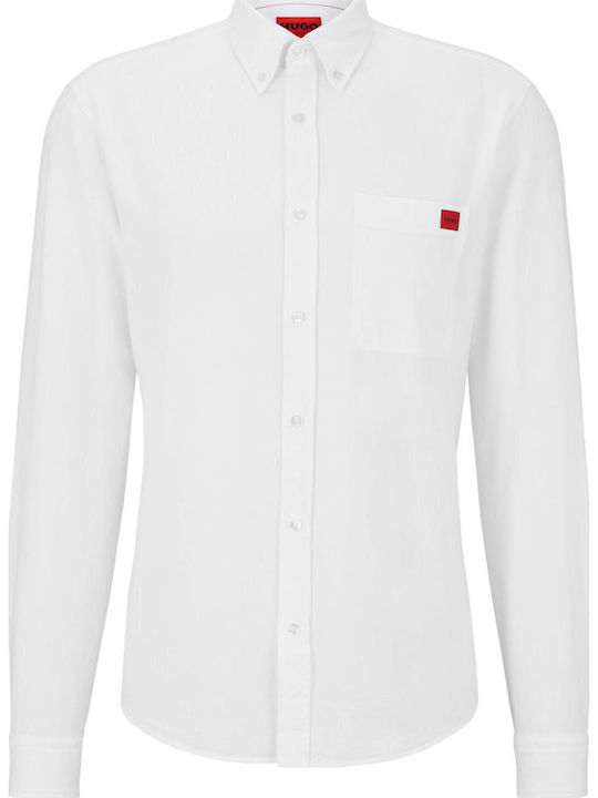 Evito Long-sleeved Cotton Shirt White