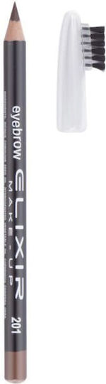 Elixir Eyebrow Pencil Waterproof Pencil for Eyebrows 201 Sepia