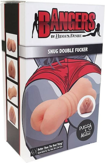 Hidden Desire Bangers Snug Double Tight Pussy & Ass Masturbator Masturbator 1buc