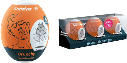 Satisfyer Crunchy Masturbator Egg Masturbator 3buc