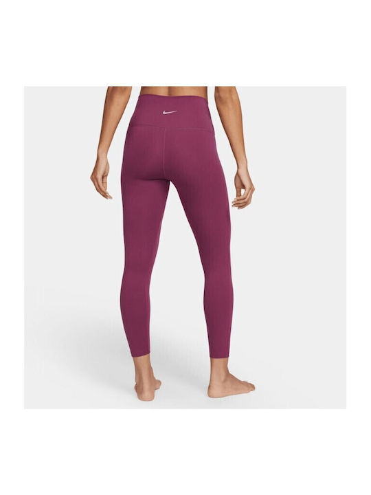 Dri-Fit Yoga Women's Cropped Leggings Purple