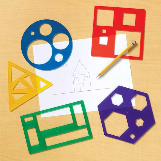 Learning Resources Σετ Σχεδίασης Σχημάτων Εκπαιδευτικό Παιχνίδι Γνώσεων για 4+ Ετών