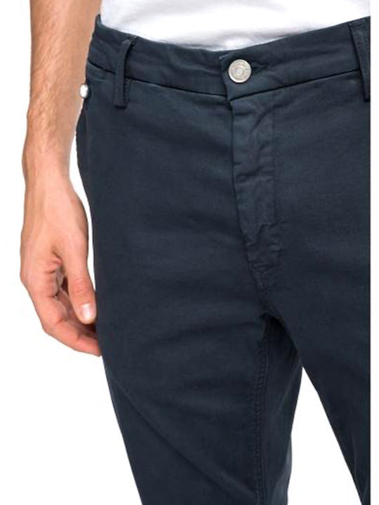 Benni Παντελόνι Chino Ελαστικό σε Κανονική Εφαρμογή Navy Μπλε