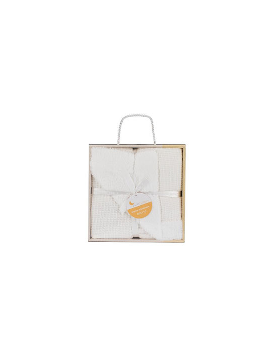 Interbaby Одеяло Детски пелени за пелени Bee Nest Бежов 80x110см.