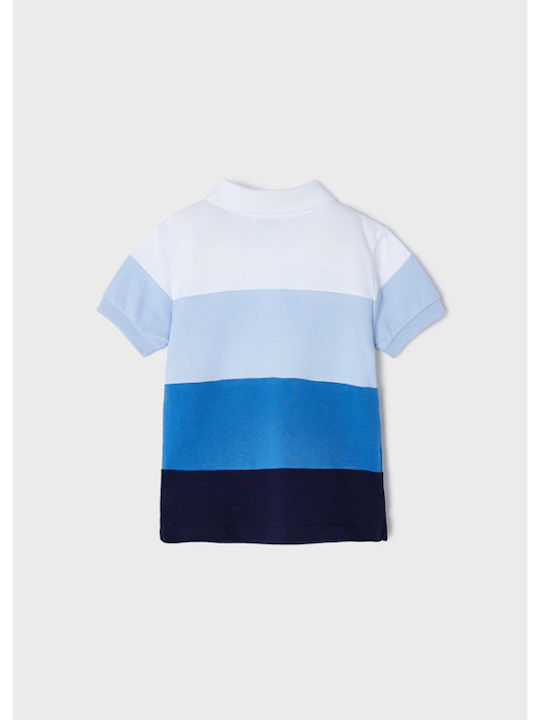 Mayoral Kids Polo Short Sleeve Blue