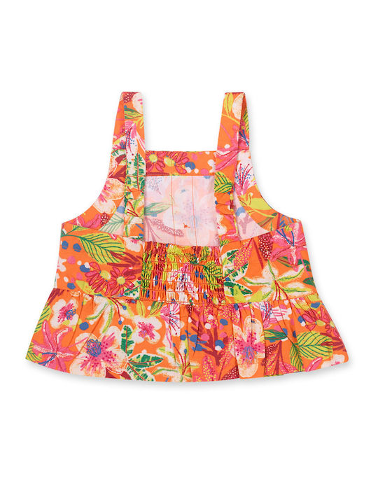 Tuc Tuc Kids Blouse Sleeveless Orange Safari