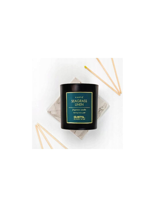 Aromatisches Kerze Seagrass in Gefäß mit Duft Seagrass 120gr