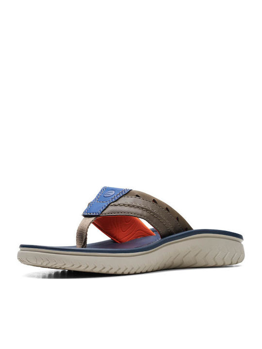 Wesley Post Desert Men's Flip Flops Beige
