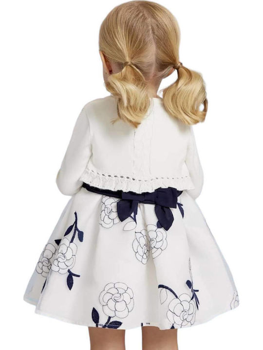 Kinderbolero Gestrickt Weiß