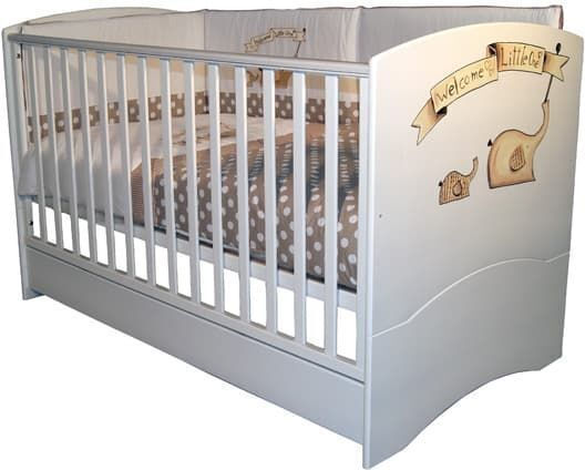 Santa Bebe Polymorphische Babybett Christina Weiß
