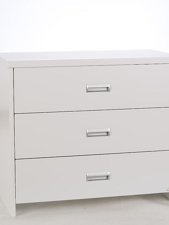 Santa Bebe Бебешко Креватче Andromeda 125 Бял за Матрак 70x140см