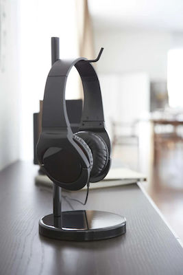 Yamazaki Desk Mounted Headphone Stand Black