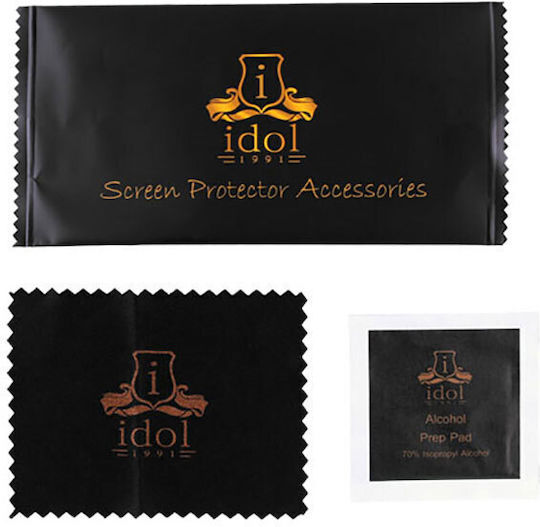Idol 1991 Titanium Semi Curved 0.25mm Full Glue Full Face Tempered Glass Black (Galaxy S23) 8328596
