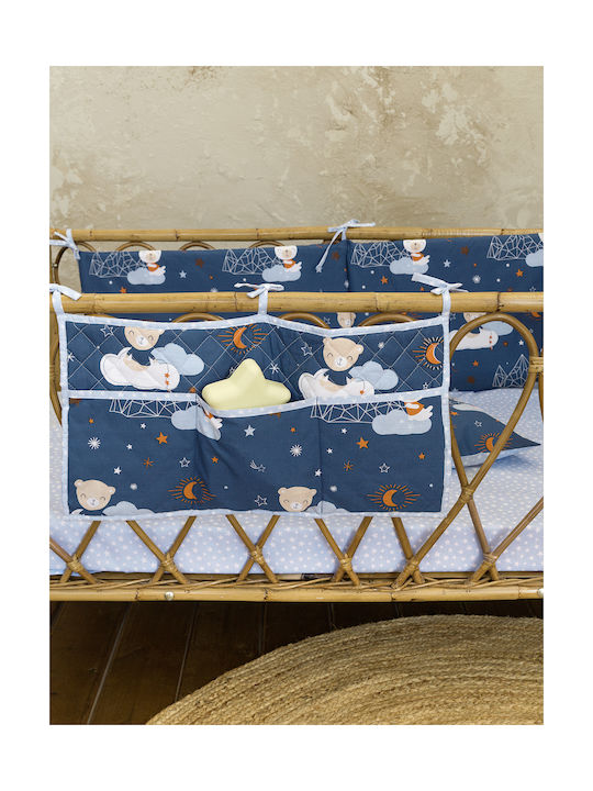 Nima Kinderzimmer-Aufbewahrungskörbe Nighty Night Blauen