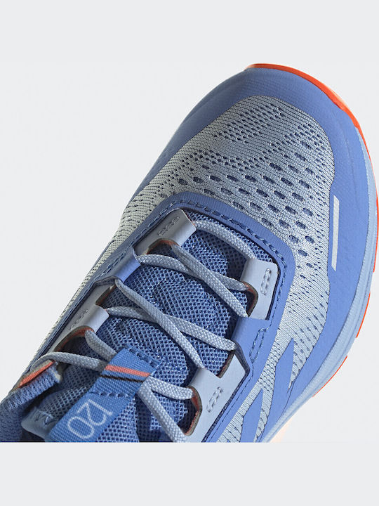 Kids Hiking Shoes Terrex Agravic Flow Blue Fusion / Impact Orange