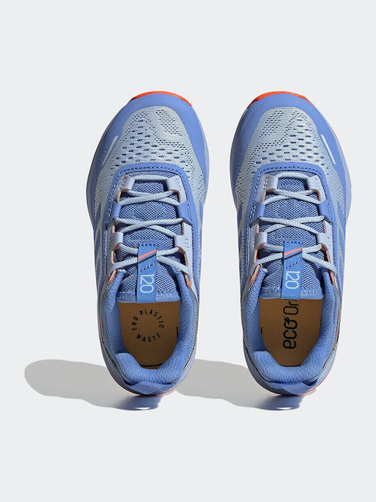 Kids Hiking Shoes Terrex Agravic Flow Blue Fusion / Impact Orange