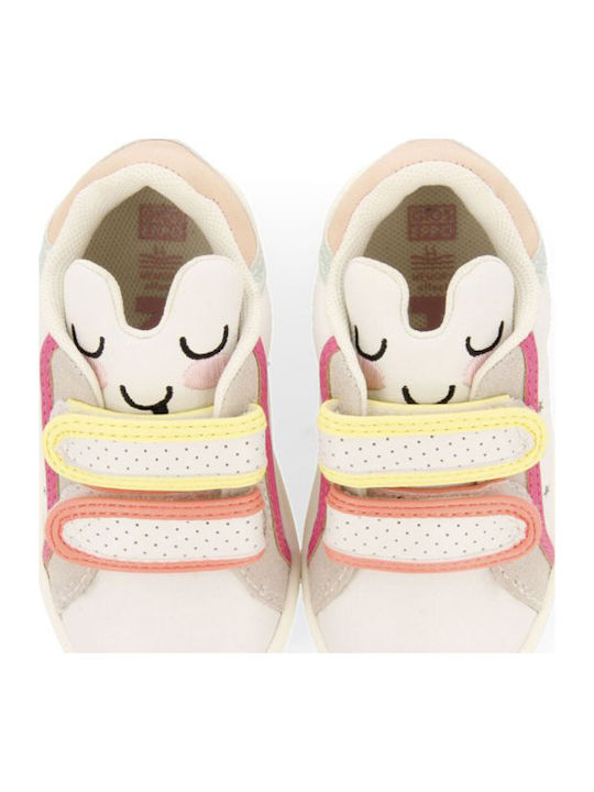 Kinder Sneakers mit Klettverschluss Weiß